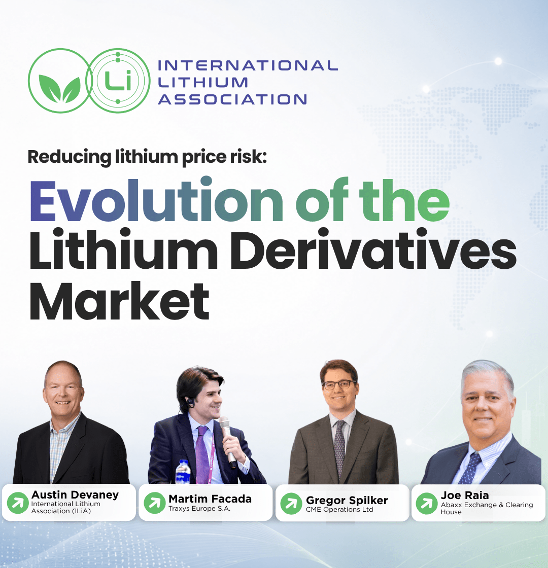 Read more about the article ILiA Webinar | Reducing Lithium Price Risk: Evolution of the Lithium Derivatives Market